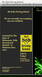 Mobile Screenshot of mrbobdrivingschool.com