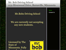 Tablet Screenshot of mrbobdrivingschool.com